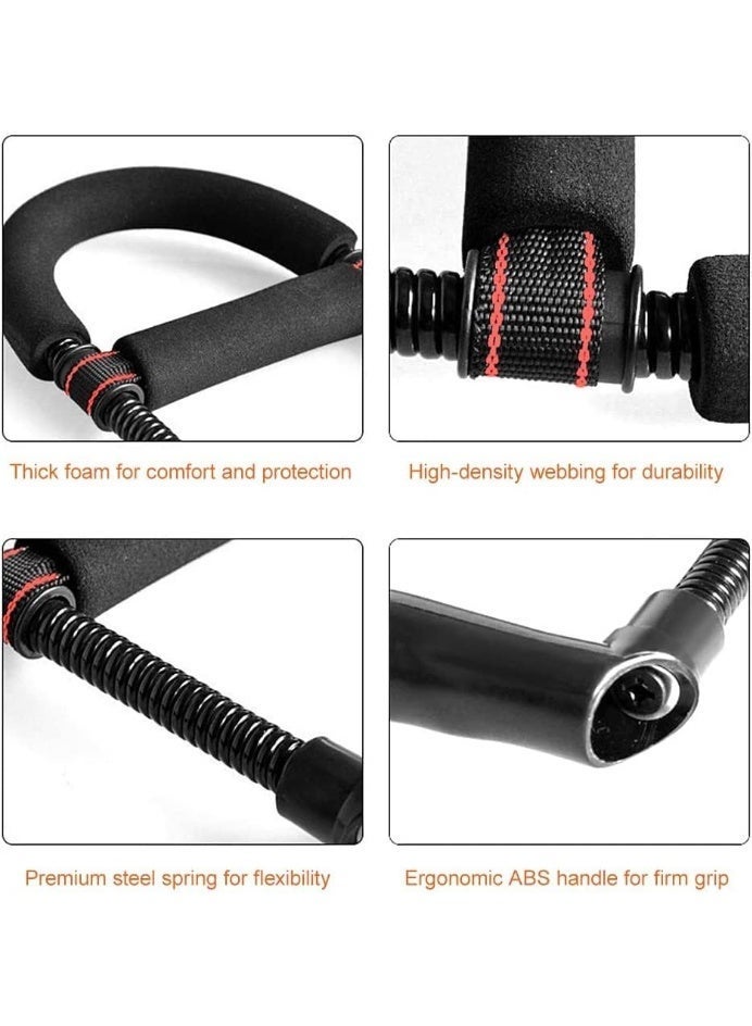 ChicAbode معصم تعزيز، ممارسة الذراع، مطور اليد، 11.4 بوصة، أسود - Image 5